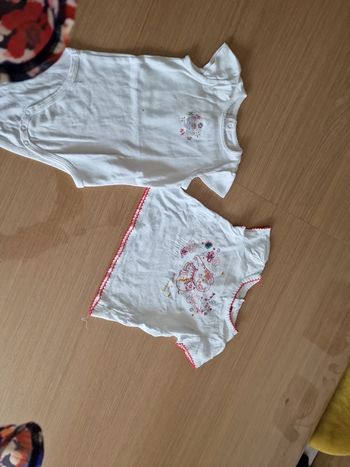 Lot body et tee-shirt sergent major