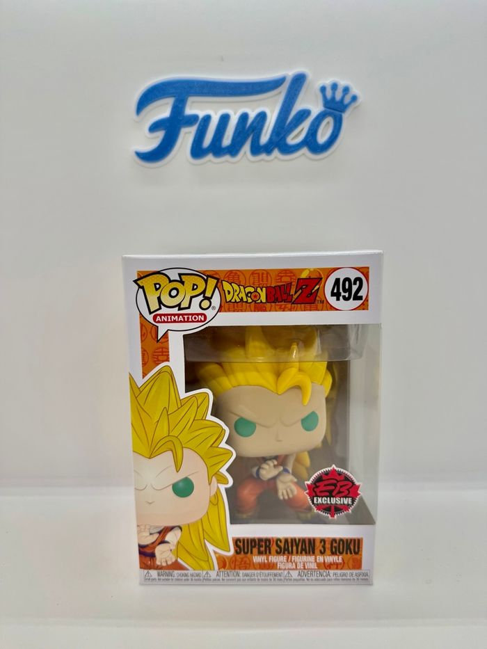 Funko Pop Dragon Ball Super Saiyan 3 Goku 492 GameStop 🇨🇦