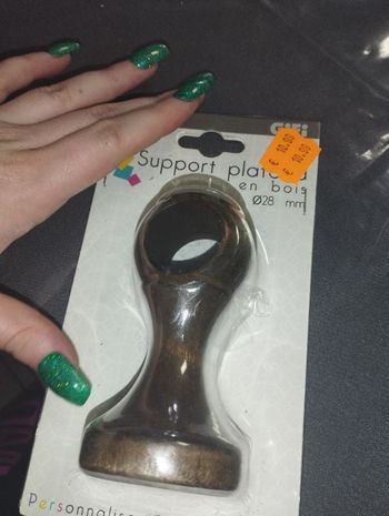 Embout tringle a rideau