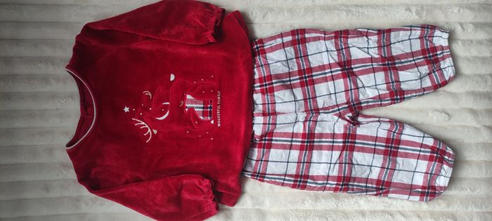 Pyjama de Noël mixte 2 pièces Obaïbi 12 mois