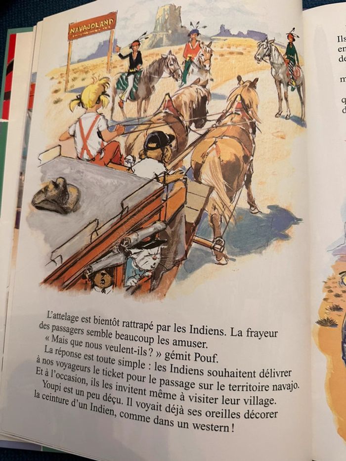 Livre bord coloré rare collection Caroline en Amérique bd album Pierre Probst Hachette - photo numéro 4