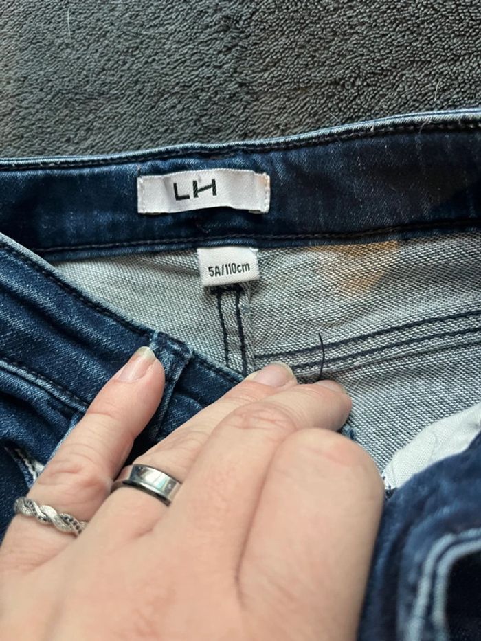 Jeans fille 5 ans la halle - photo numéro 3