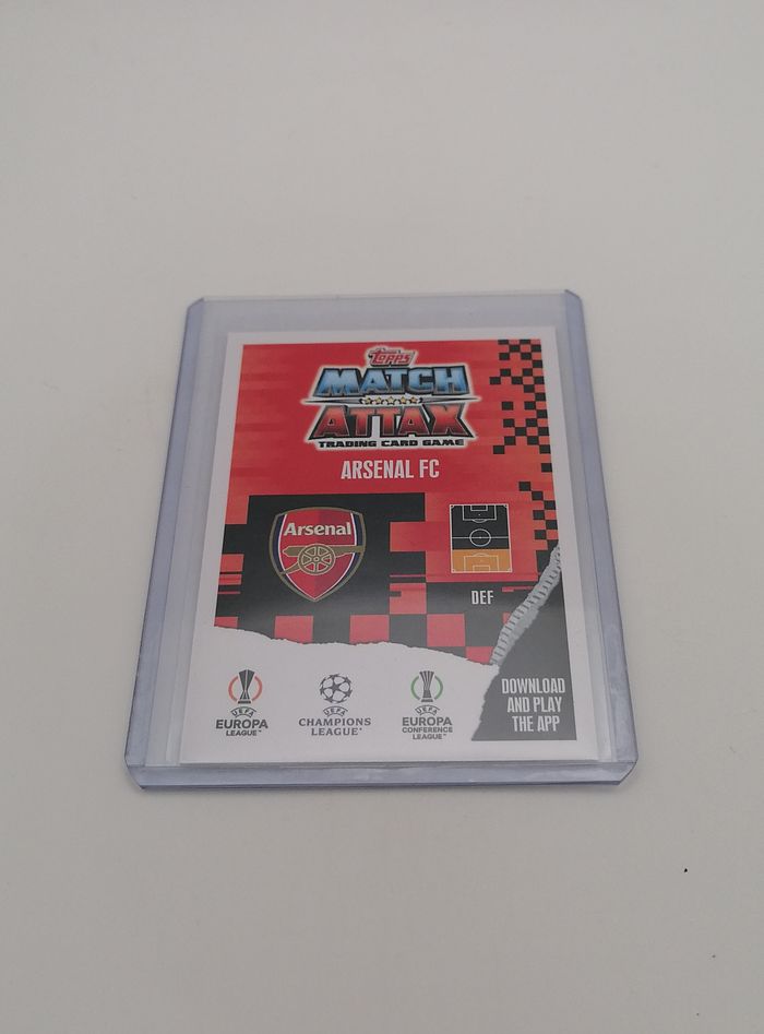 Carte Match Attax 2023-24 NEXT GEN Jakub Kiwior n°390 ARSENAL FC. - photo numéro 4