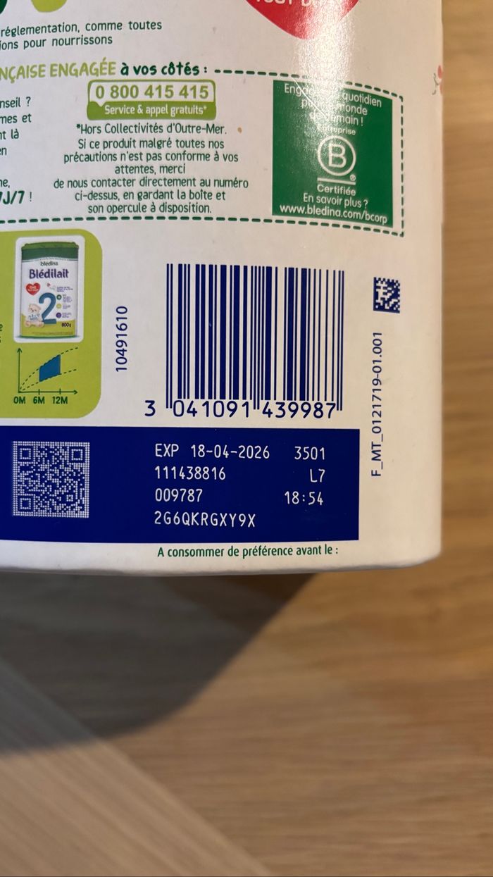 Lait Bledilait - photo numéro 3