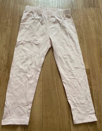 Legging rose pâle fille 3 ans