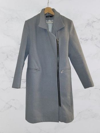 manteau trench epais zippé