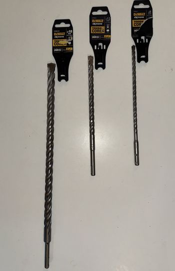 Lot de 3 Foret béton