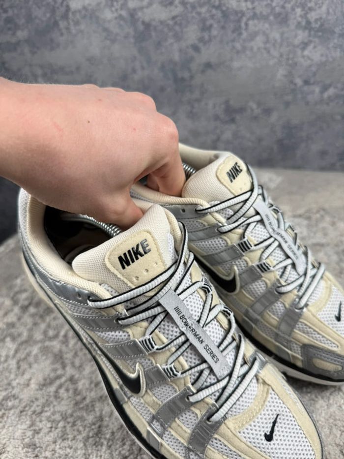 Nike P-6000 Running - Coconut Milk Silver - Beige & White & Silver - photo numéro 11