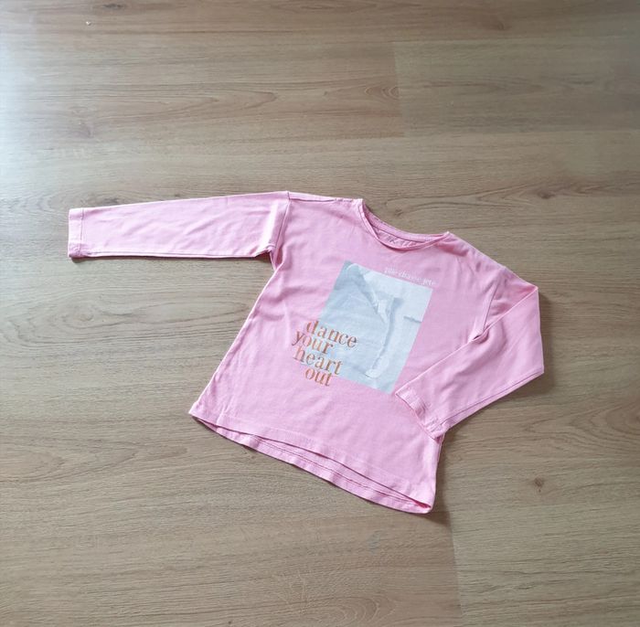 🩷 Tee-shirt ML 3/4 ans Tex #emyfleury_4ansfille