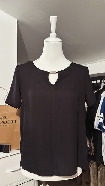 Blouse transparente noire OVS T36