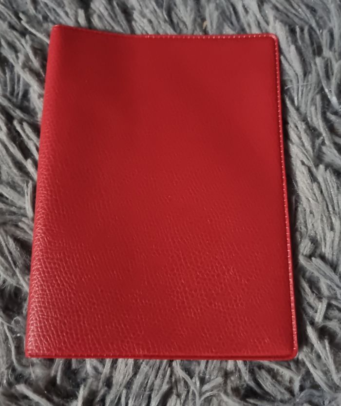 Protège cahier rouge