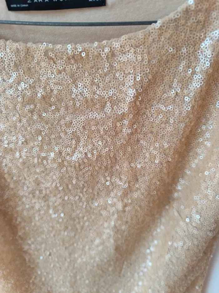 Haut à sequins Zara - photo numéro 3
