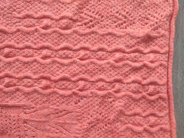 Pull en maille tricot crochet torsadé - photo numéro 2