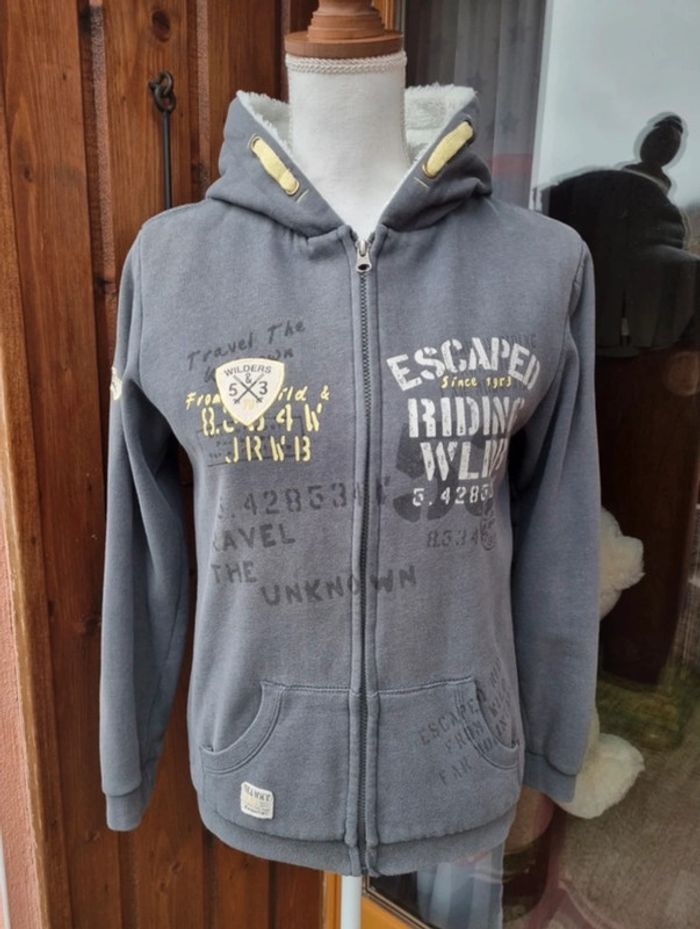 Veste à capuche T. 14 ans