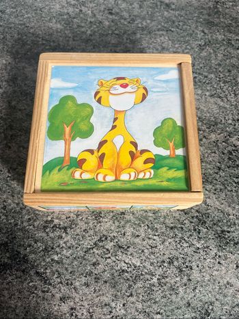 Puzzle en bois animaux
