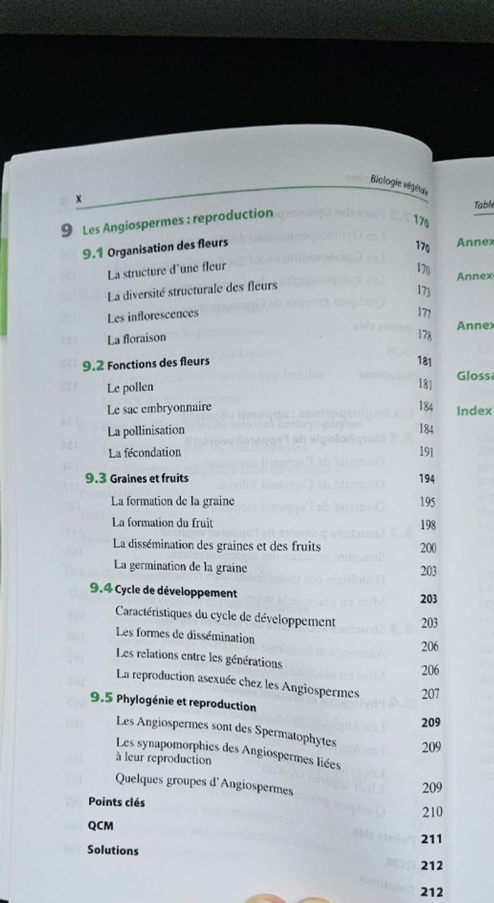 Manuel Biologie végétale - Cours + QCM + QROC - Licence/Prépa/Master - photo numéro 8