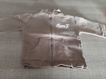 Sweat zippé pour fille Taille 5 ans