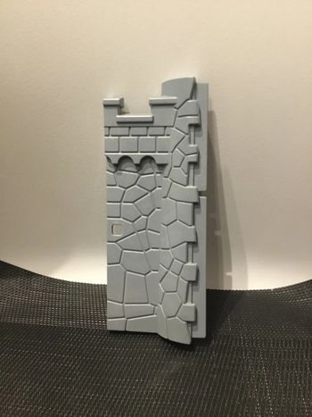 Playmobil mur droite château 6697 moyen âge pièces détachées