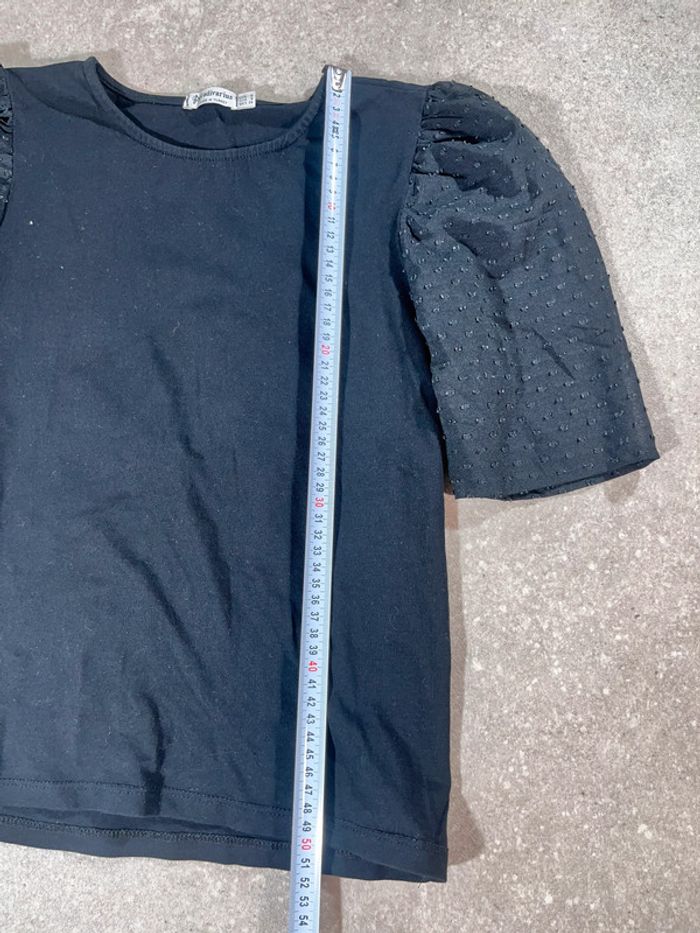 🖤 Haut à manches bouffantes Stradivarius taille S 🖤 - photo numéro 5