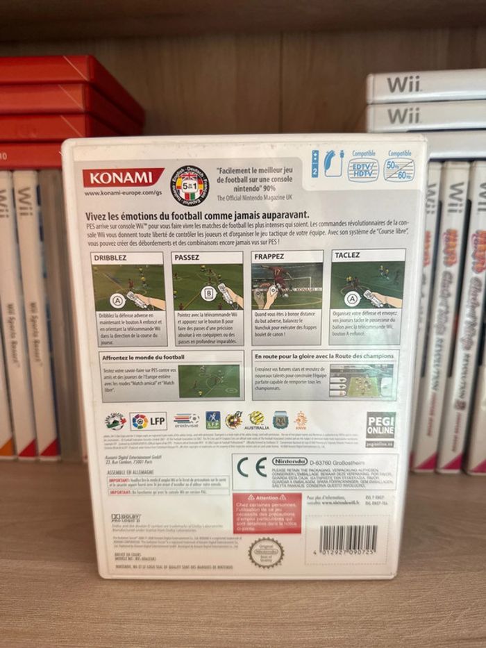 Pes 2008 jeu Wii football pro évolution soccer - photo numéro 3