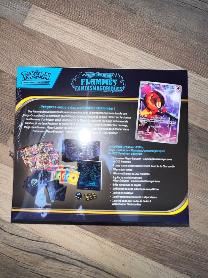 Etb Pokémon mega evolution 2 flammes fantasmagoriques avec défaut - photo numéro 4