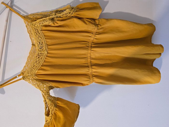 Combishort avec Dentelles Jaune - photo numéro 3