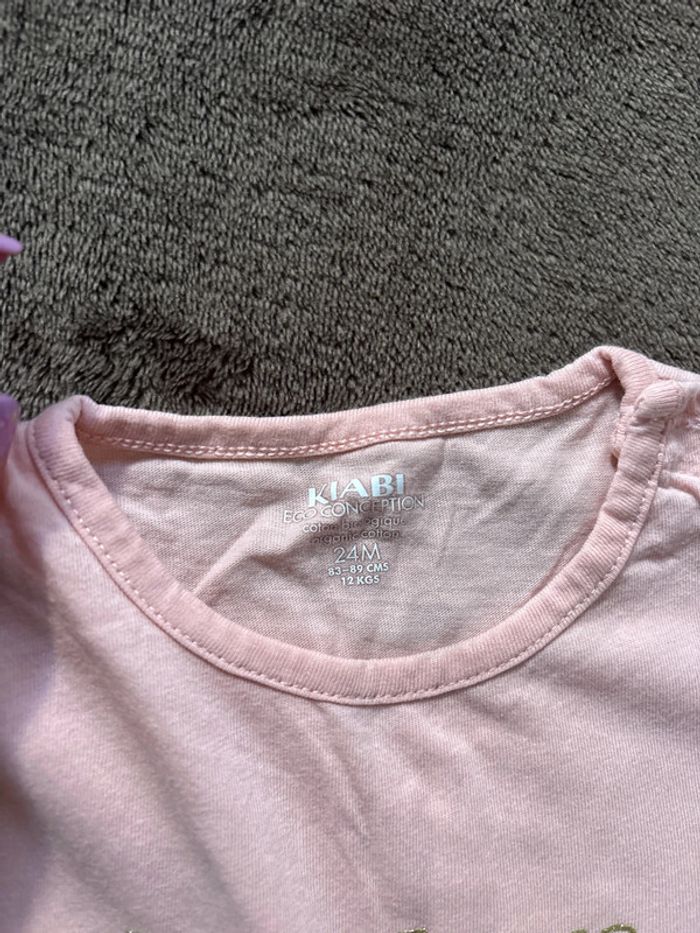 T-shirt fille 24 mois - photo numéro 2