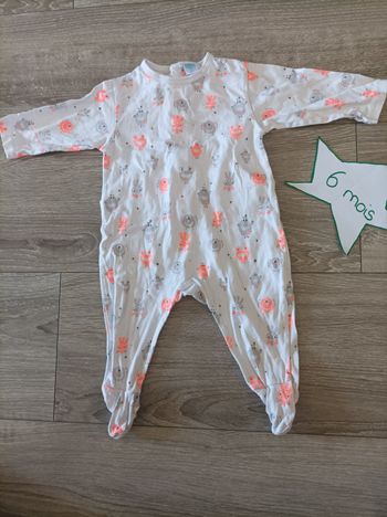 Pyjama cotton 6 mois mixte