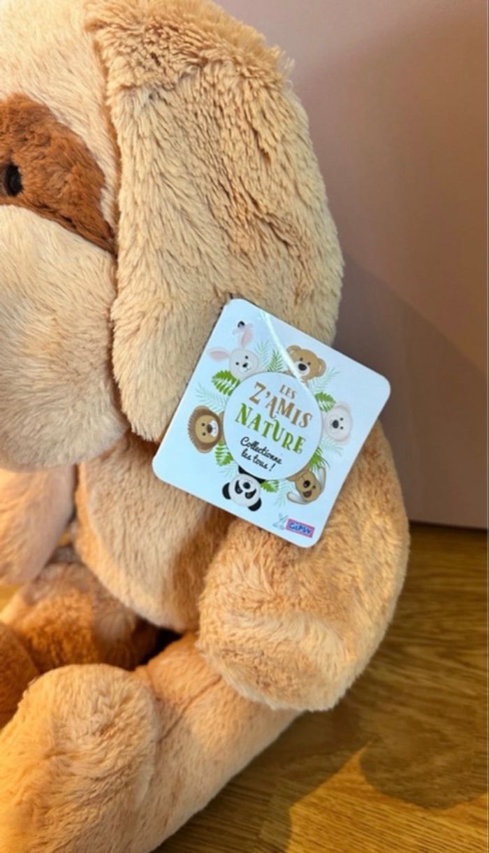 Peluche Gipsytoys Spilky Chien Caramel 47cm - neuf - photo numéro 7