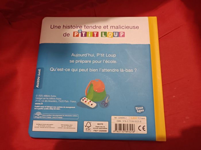 Livre p'tit loup rentre à l'école - photo numéro 2