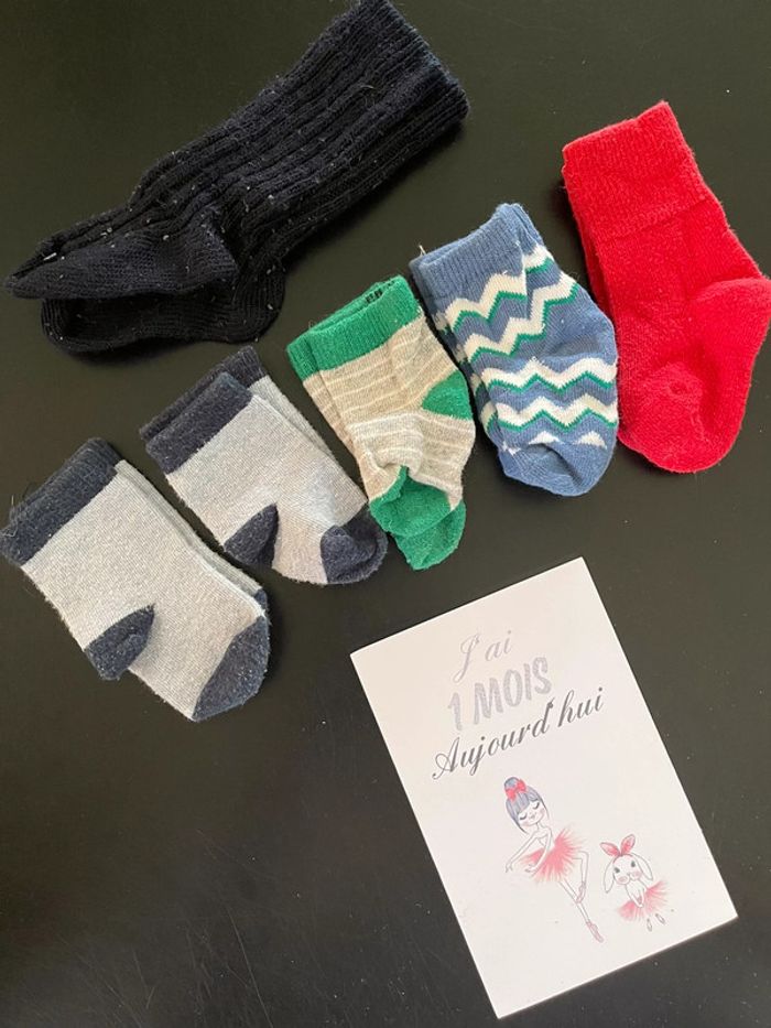 Lot 6 paires de chaussettes 🧦 1/6M