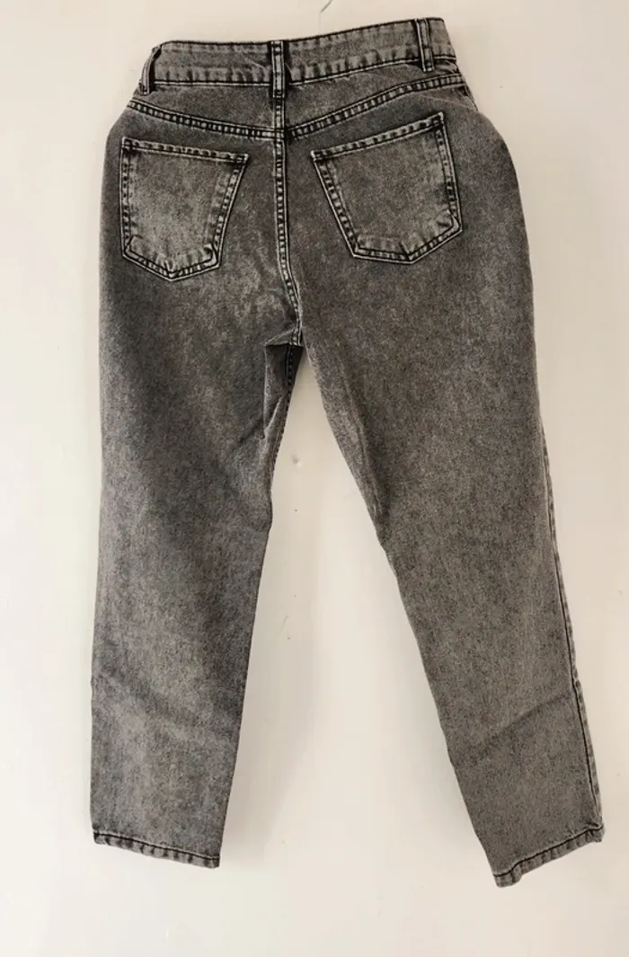 Jean gris délavé taille S - photo numéro 2