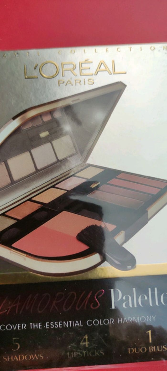 Magnifique pallette de maquillage Glamourous pallette de la marque L'Oréal - photo numéro 5
