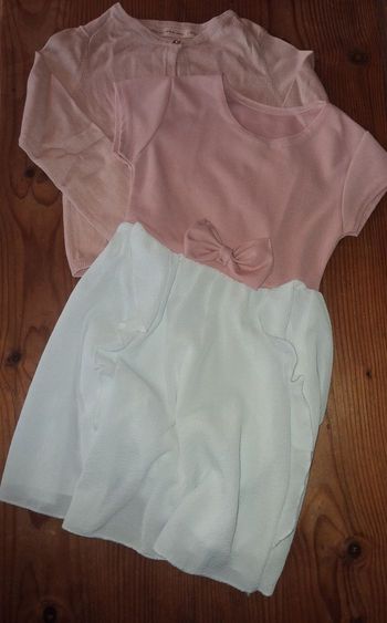 Robe + gilet fille - 4 ans - Kiabi