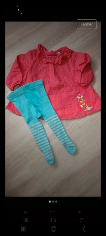 Ensemble Robe tunique + collant 9 mois