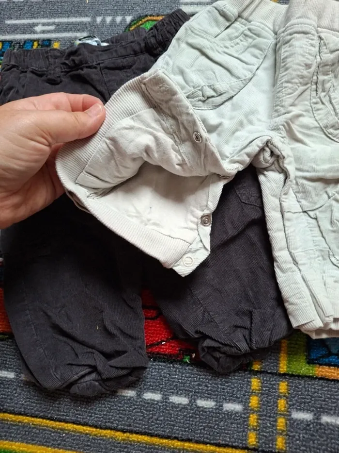 Lot de 4 pantalons velours - photo numéro 6