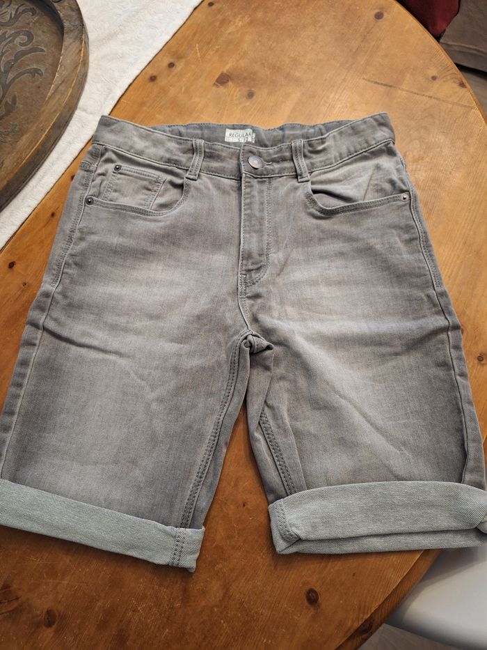 Short jean kiabi gris - photo numéro 2