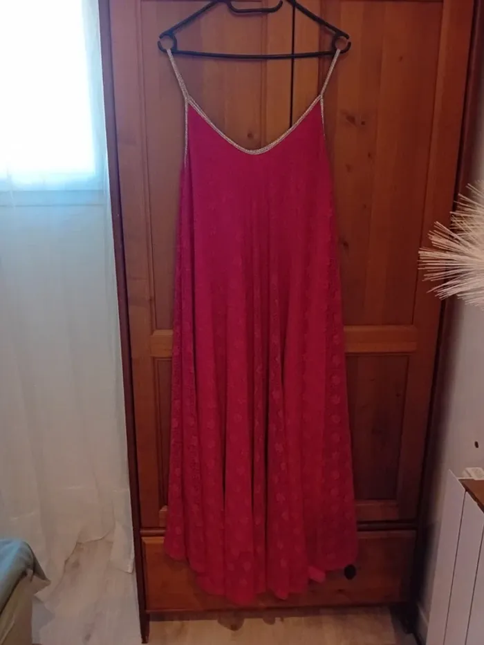 Robe dentelle fushia vintage love - photo numéro 5