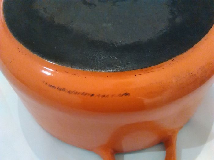 Ancienne cocotte le creuset n° E - photo numéro 7