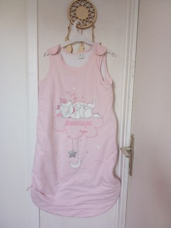Turbulette gigoteuse bébé fille 6-36 mois Disney marie rose pâle Tog 2