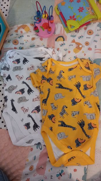 Lot bodies Primark 6/9 mois