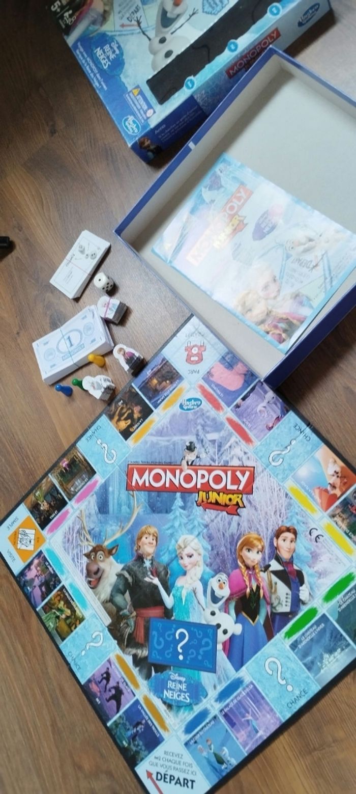 Monopoly junior Reine des neiges - photo numéro 3