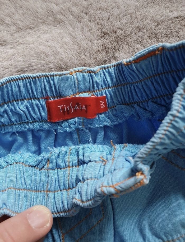 Short bleu Tissaia 6 mois - photo numéro 5