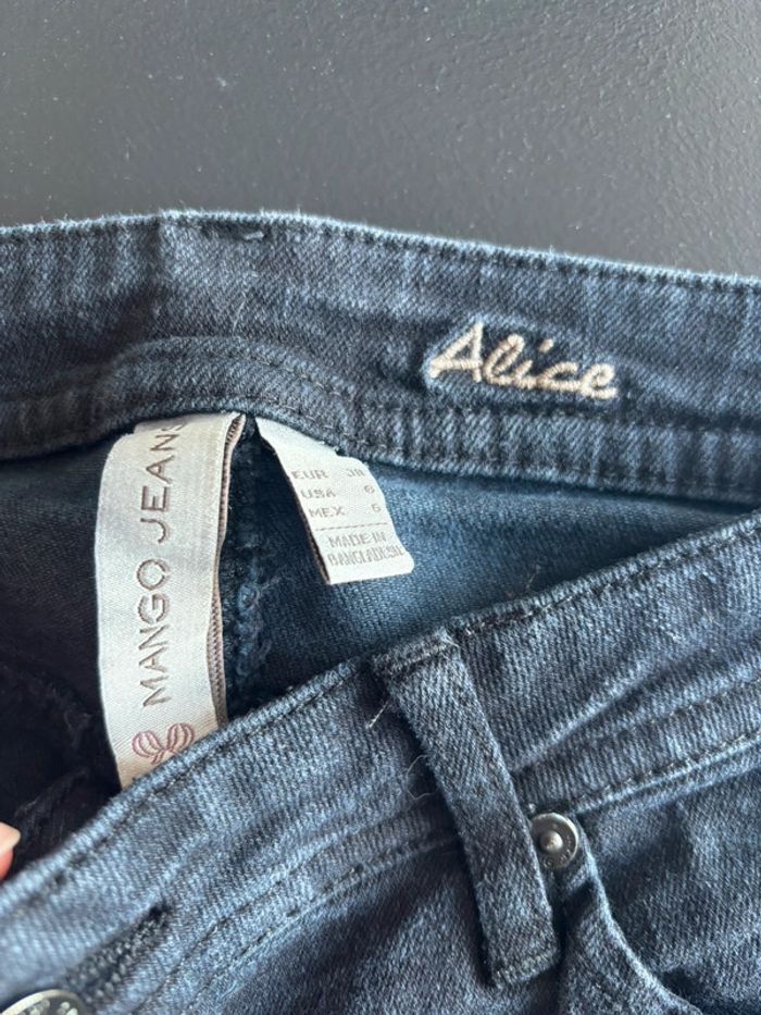 Jean’s gris/noir MANGO T38 - photo numéro 4