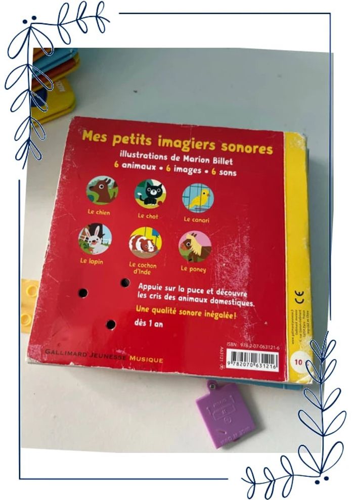 Livre sonore les animaux Gallimard jeunesse - photo numéro 7