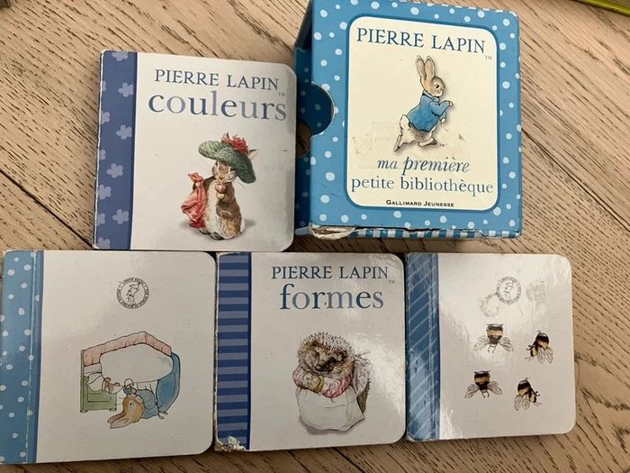 Lot de deux livres Pierre Lapin : livre puzzle et ma 1iere petite bibliothèque - photo numéro 7
