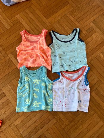 Lot 4 débardeurs Primark 0/3mois