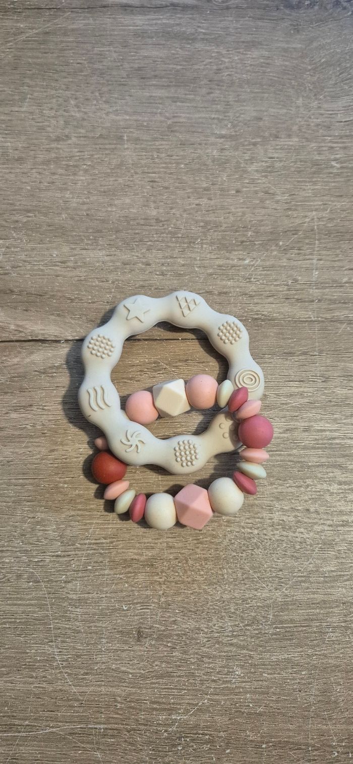 Anneaux de dentition en silicone