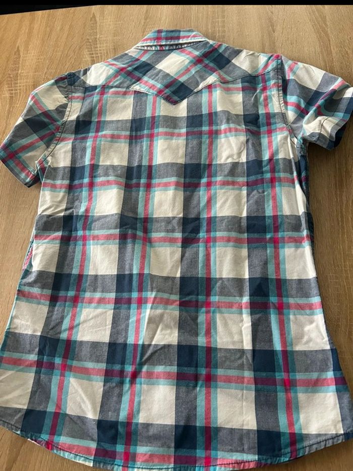 Chemise manche courte à carreaux taille M - photo numéro 2