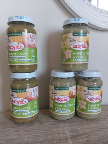 Lot petits pots bébé 4mois et +